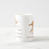Citation Thé & Ami, Oiseaux de Bruant, Mug de Chin (Devant)