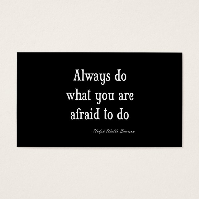 Citation vintage Emerson Inspirational Courage (Devant)