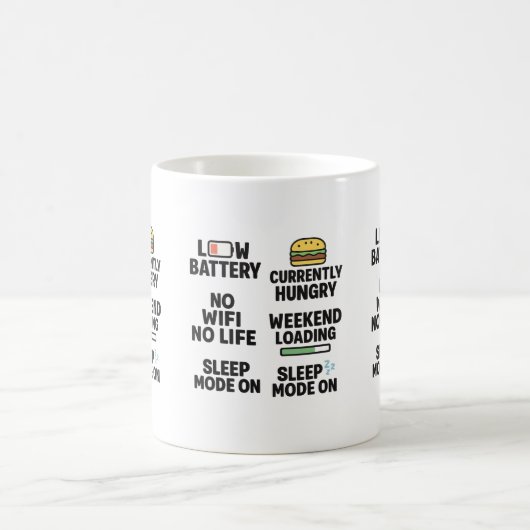 Citations amusantes de vie relative Mug (Centre)