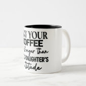 Citations amusantes/Discours Mug (Devant droit)