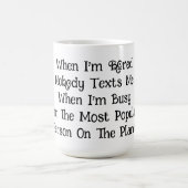 Citations amusantes tasse de café (Centre)