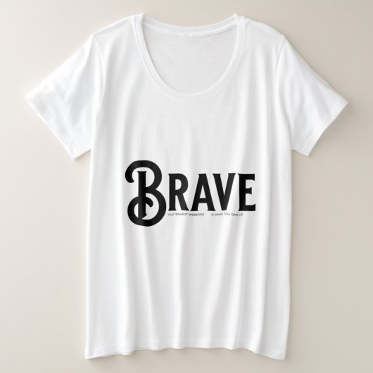 Citations courageuses, simples et tendance (Design devant)
