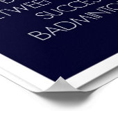 Citations de badminton pour motivation : affiche d (Coin)