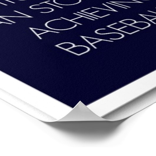 Citations de baseball pour motivation : affiche de (Coin)