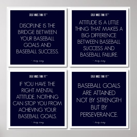Citations de baseball pour motivation : affiche de (Devant)