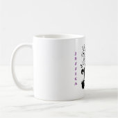 Citations de café FUNNY Mug - CerveauTrop de ongle (Gauche)