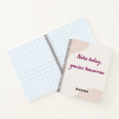 Citations de cahier – « Notes aujourd'hui, génie d (Intérieur)