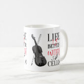 Citations de cello Mug (Devant droit)