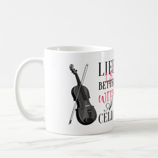 Citations de cello Mug (Gauche)