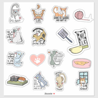 Citations de chats amusantes Stickers