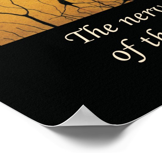 Citations de chiropratique Poster du système nerve (Coin)