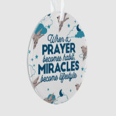 Citations de foi et Motif d'oiseaux (devant)