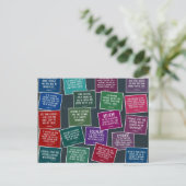 Citations de football pour la carte postale de mot (Debout devant)