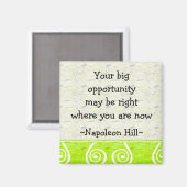 Citations de la colline napoléonienne (1) - Magnet (Recto/Verso)