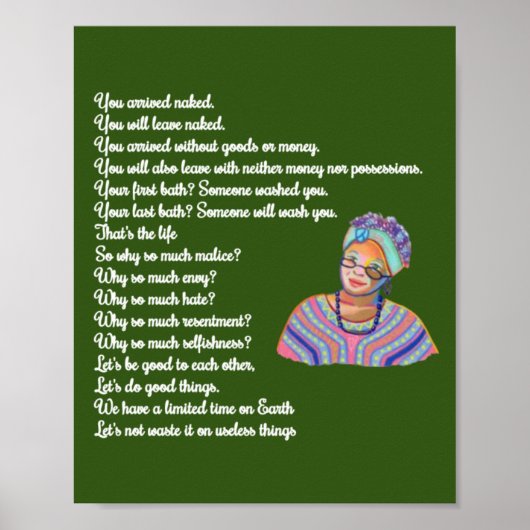 citations de la vie imprimer impression encadre re (Devant)