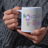 Citations de motivation santé mentale Mug positif