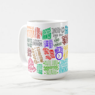 Citations de santé mentale inspirées Mug - Positif