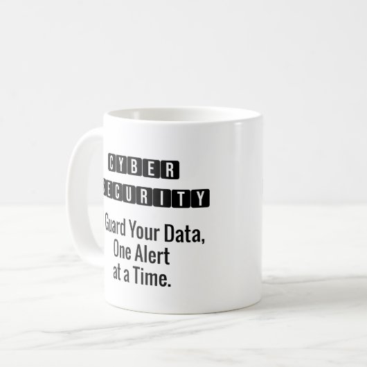 Citations de sécurité de Cybersécurité Mugs (Devant gauche)