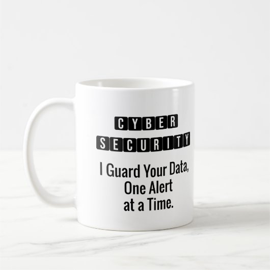 Citations de sécurité de Cybersécurité Mugs (Gauche)