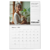 Citations de vie Inspirationnelles 2025 Calendrier (Feb 2027)