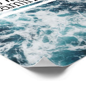 citations de vitamine mer affiche ocean wall art (Coin)