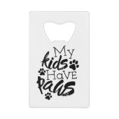 Citations d'enfants avec pattes sur les chiens êtr (Devant)