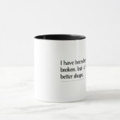 Citations Dickens - Bent and Broken Mug (Centre)