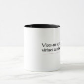 Citations Dickens - Vices/Vertus Mug (Centre)