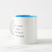 Citations drôles de collègues Mug cadeau d'humour (Devant gauche)