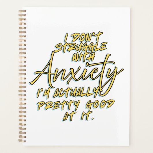 CITATIONS DRÔLES POUR L'ANXIÉTÉ (Devant)
