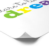 citations inspirantes poster oser rêver mur art (Coin)