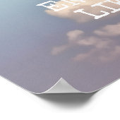 citations inspirantes poster respirer ciel bleu pr (Coin)