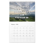 Citations Inspiration Collection Wall Calendrier (Feb 2026)
