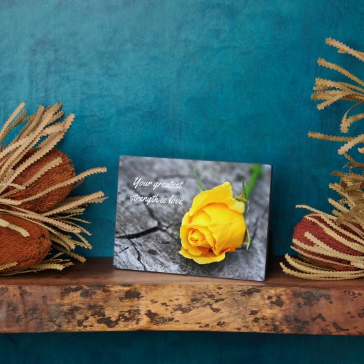 Citations Inspiration Plaque de table avec Easel (Côté)