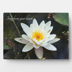 Citations Inspiration Plaque de table avec Easel