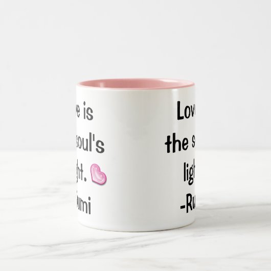 Citations : L'amour Est-Rumi tasse