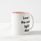 Citations : Love Is-Rumi Mug (Devant droit)