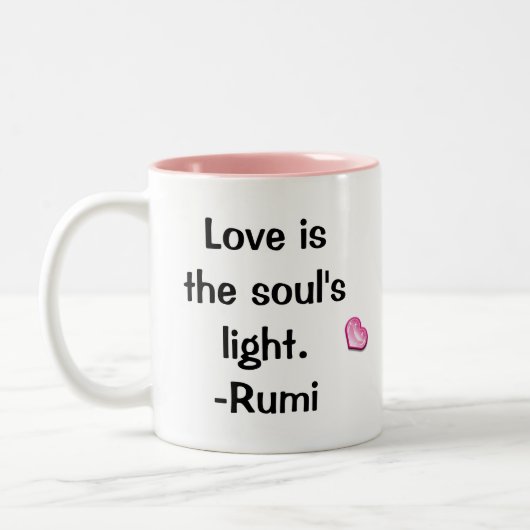 Citations : Love Is-Rumi Mug (Gauche)