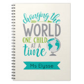 Citations motivationnelles Carnet de lin pour ense (Devant)