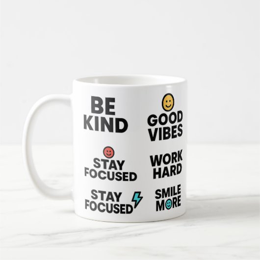 Citations Motivationnelles Mug - Soyez comme Good  (Gauche)