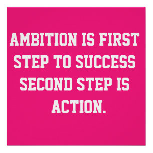 Citations personnalisées personnalisées Poster d'a