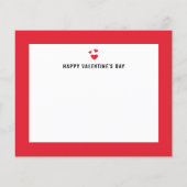 Citations roses mignonnes sur Cartes de la Saint-V (Dos)