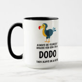 Citations Spéciales Dodo Deux Tons De Café Mug (Gauche)
