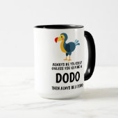 Citations Spéciales Dodo Deux Tons De Café Mug (Devant droit)