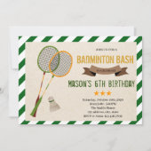 Cité du badminton Invitation (Devant)