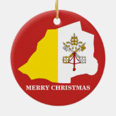 Cité du Vatican - Ornement de Noël panoramique (Dos)