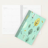 CITE MOTIVÉE PASTEL VERT BOHO MOTIF (Devant avec enveloppe)