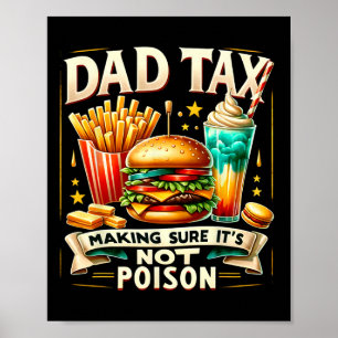 Citeer papa belasting om ervoor te zorgen dat het  poster