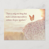 Citer carte postale Crainte d'échec (Devant)