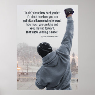 Citeren van inspirerende film Rocky Balboa Poster